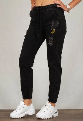 Spodnie Grube Lolo Dymek D4 Baki czarne