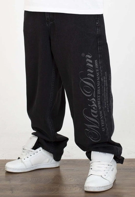 Spodnie Mass Jeans Baggy Fit Authentic black rinsed