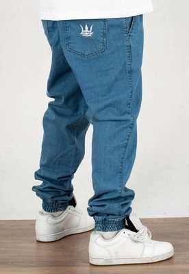 Spodnie Jigga Wear Crown Jogger Jeans light blue