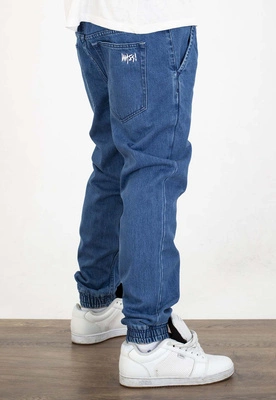 Spodnie Mass Jogger Sneaker Fit Signature 2.0 niebieskie
