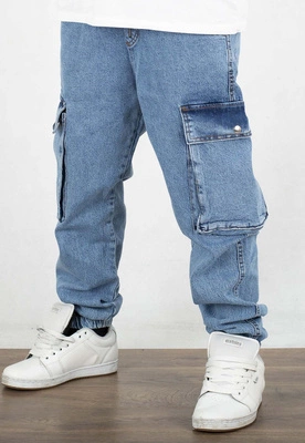 Spodnie I8 Denim BOY35 Joggery Cargo light blue