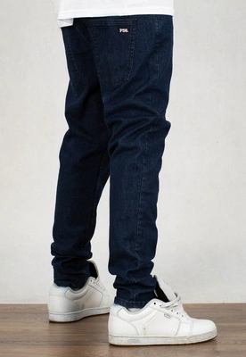 Spodnie Dudek P56 Jeans AMH Pin Roll niebieskie