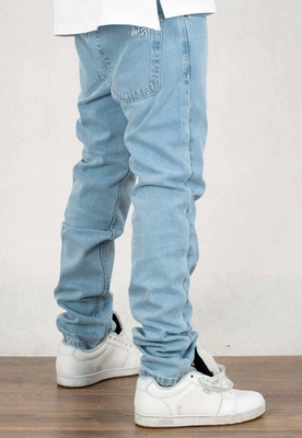 Spodnie Mass Tapered Fit Signature 2.0 light blue