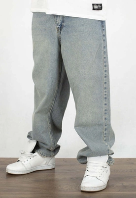 Spodnie I8 Denim BAG63 Baggy light blue milk brown