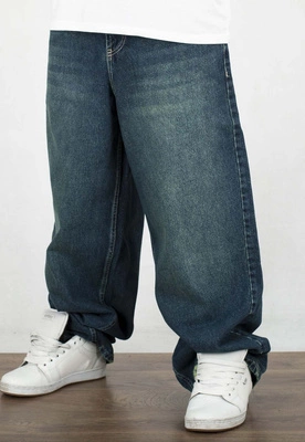 Spodnie I8 Denim BAG58 Baggy dark blue