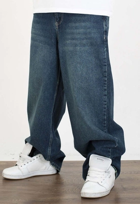 Spodnie I8 Denim BAG91 Baggy dark blue