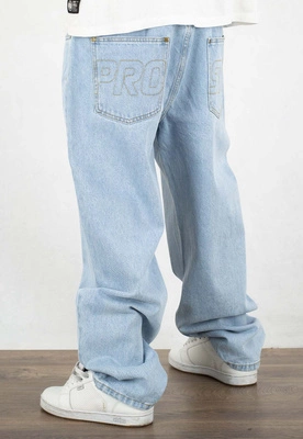 Spodnie Prosto Baggy Slav light blue