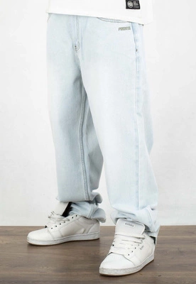 Spodnie Prosto Baggy Overdyed light blue