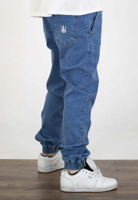 Spodnie Jigga Wear Crown Jogger Jeans blue