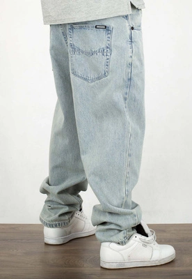 Spodnie Mass Jeans Baggy Fit Slang light blue