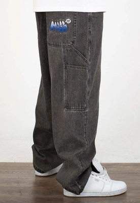 Spodnie Mass Jeans Extra Baggy Fit Wall black washed