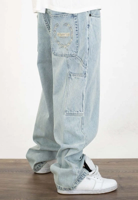 Spodnie Mass Jeans Extra Baggy Fit Crown light blue