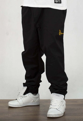Spodnie Stoprocent Joggery Classic Gold Tag Haftbark czarne
