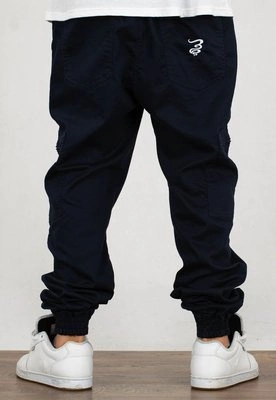 Spodnie Grube Lolo Cargo Dymek 008 Bawełniane granatowe