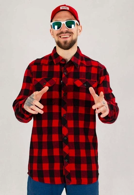 Koszula Pit Bull Flanelowa Mitchell red black