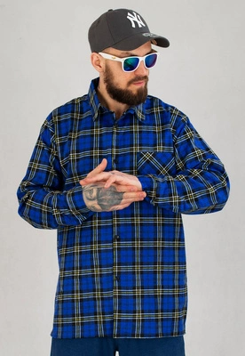 Koszula Niemaloga Krata niebieska szkocka krata