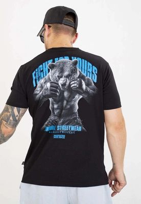 T-shirt Środowisko Miejskie Essential Grizzly Bear czarny