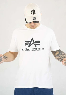 T-shirt Alpha Industries Basic 100501 biały