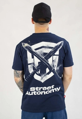 T-shirt Street Autonomy Force niebieski