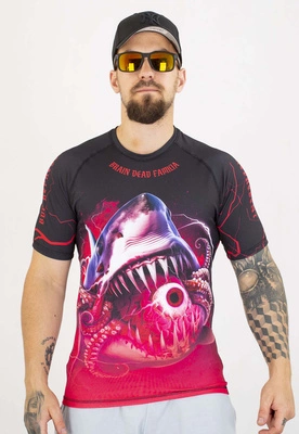 T-shirt Brain Dead Familia Shark Rashguard 