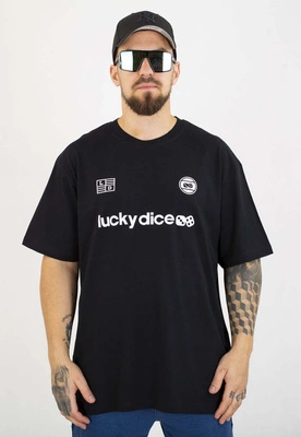 T-shirt Lucky Dice Baggy Lucky Dice Represent czarny