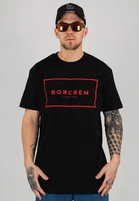 T-shirt B.O.R. Biuro Ochrony Rapu Box czarno czerwona