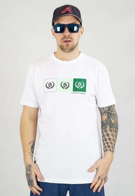 T-shirt Środowisko Miejskie Laurels biały