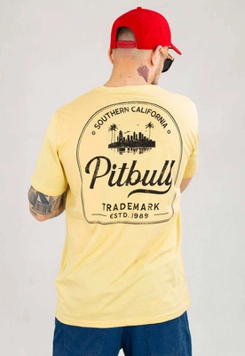 T-shirt Pit Bull Ultra Light Light So Cal żółty