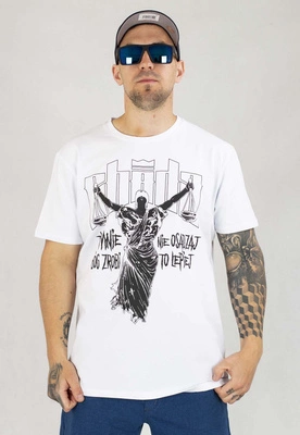 T-shirt Chada Nie Osądzaj biały