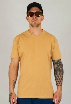 T-shirt Niemaloga Slim 150 Smooth beżowy