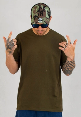 T-shirt Niemaloga 190 One Color oliwkowo brązowy