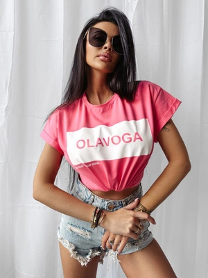 T-Shirt Olavoga Snack różowy