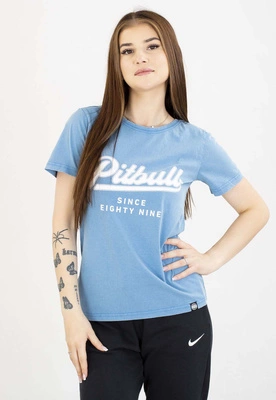 T-Shirt Pit Bull Angel Logo 190 blue