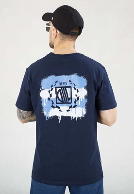 T-shirt Diil Spray granatowy