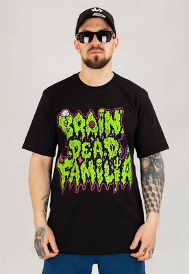 T-shirt Brain Dead Familia Graffiti czarny