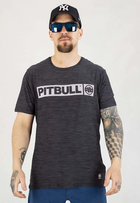 T-shirt Pit Bull Casual Sport Hilltop black melange