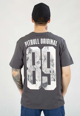 T-shirt Pit Bull Eighty Nine Dog graphite
