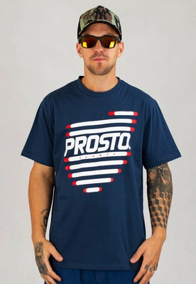T-shirt Prosto Lighto granatowy
