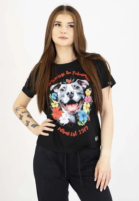 T-Shirt Pit Bull Happy Pit 2 black