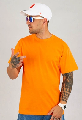 T-shirt Niemaloga Slim 150 Smooth ciemna pomarańcz