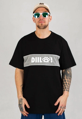 T-shirt Diil Pipping czarny