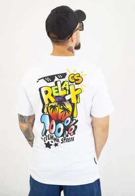 T-shirt Ciemna Strefa Relax 100% biały