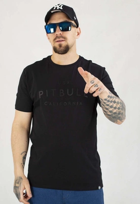 T-shirt Pit Bull Slim 190 USA Cal black