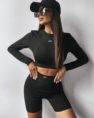 Komplet Olavoga Strikt czarny