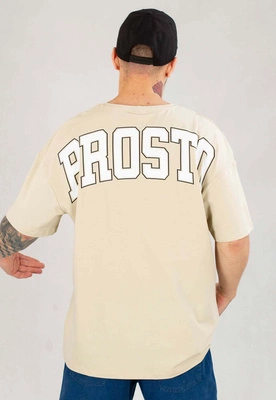 T-shirt Prosto Varsy beżowy