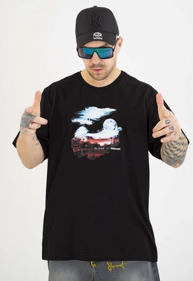 T-shirt Stoprocent Landscape czarny