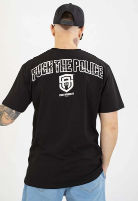 T-shirt Street Autonomy Logo Fuck czarny