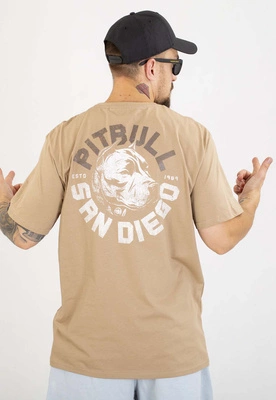 T-shirt Pit Bull Dog SD 170 sand savana
