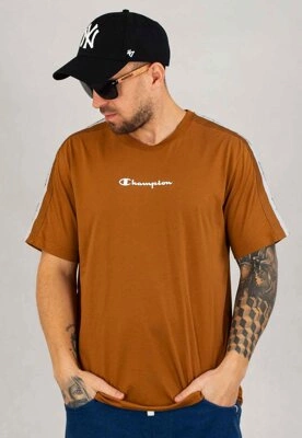 T-shirt Champion 219097 brązowy