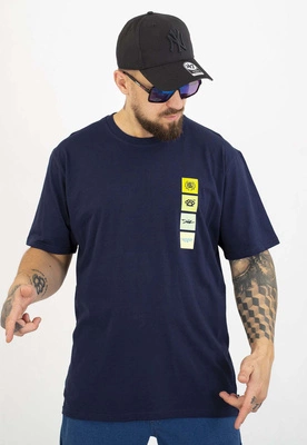 T-shirt Diil Square granatowy